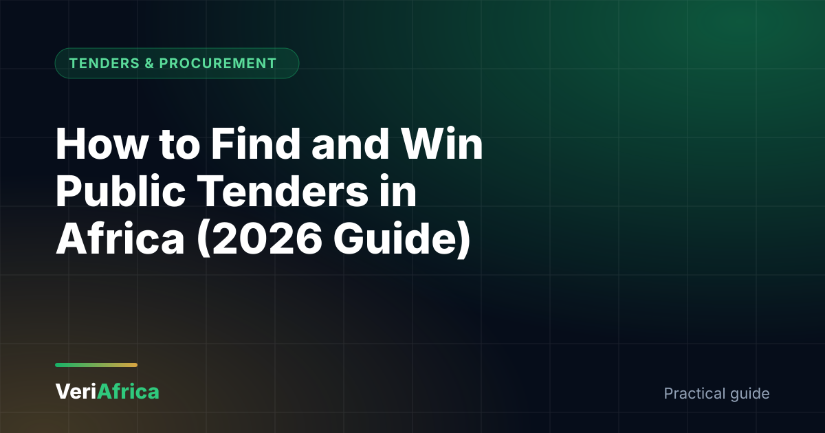 How to Find and Win Public Tenders in Africa: A Practical Guide for SMEs (2026) How to Find and Win Public Tenders in Africa: A Practical Guide for SMEs (2026)