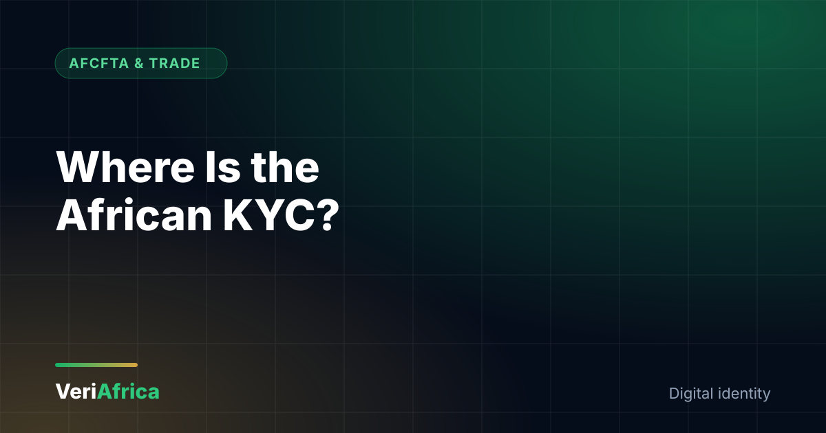 Where Is the African KYC? Lacina Koné's Question, Two and a Half Years Later Where Is the African KYC? Lacina Koné's Question, Two and a Half Years Later